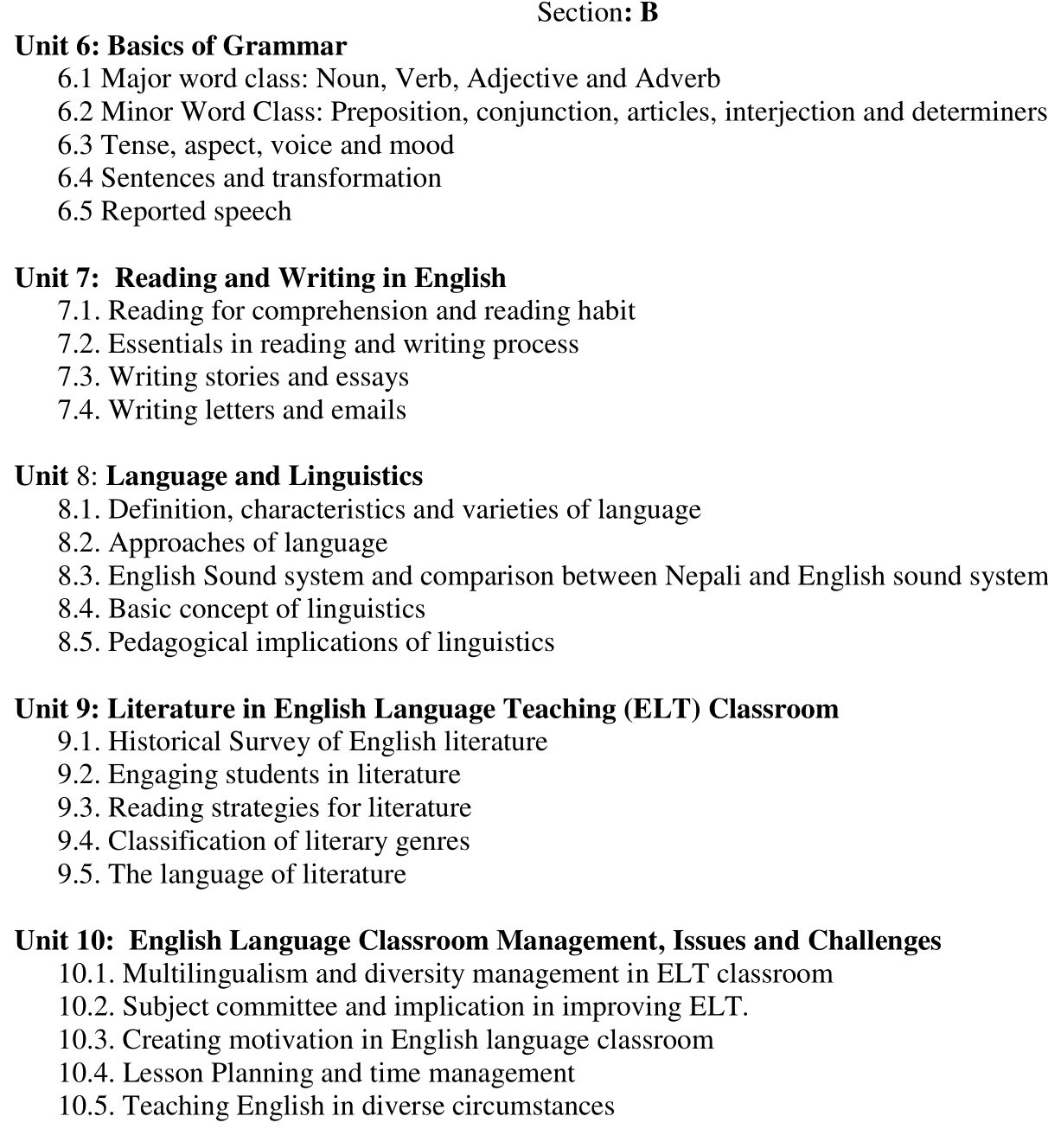 Shikshak Sewa Aayog Curriculum of Lower Secondary Level English Subject:- We will put the Shikshak Sewa Aayog lower secondary level English Subject Exam syllabus in this post.
