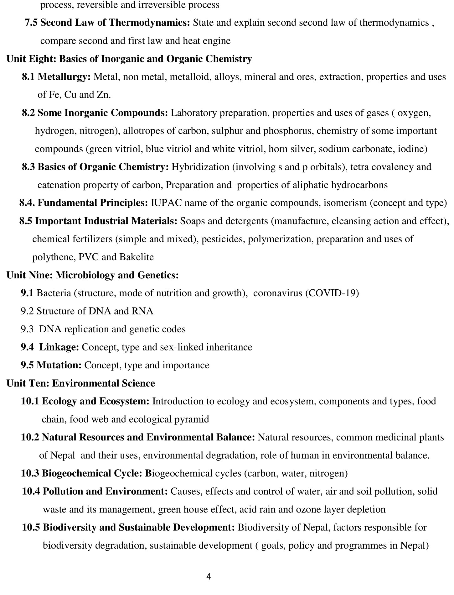 Shikshak Sewa Aayog Curriculum of Lower Secondary Level Science Subject:- We will put the Shikshak Sewa Aayog lower secondary level Science Subject Exam syllabus in this post.