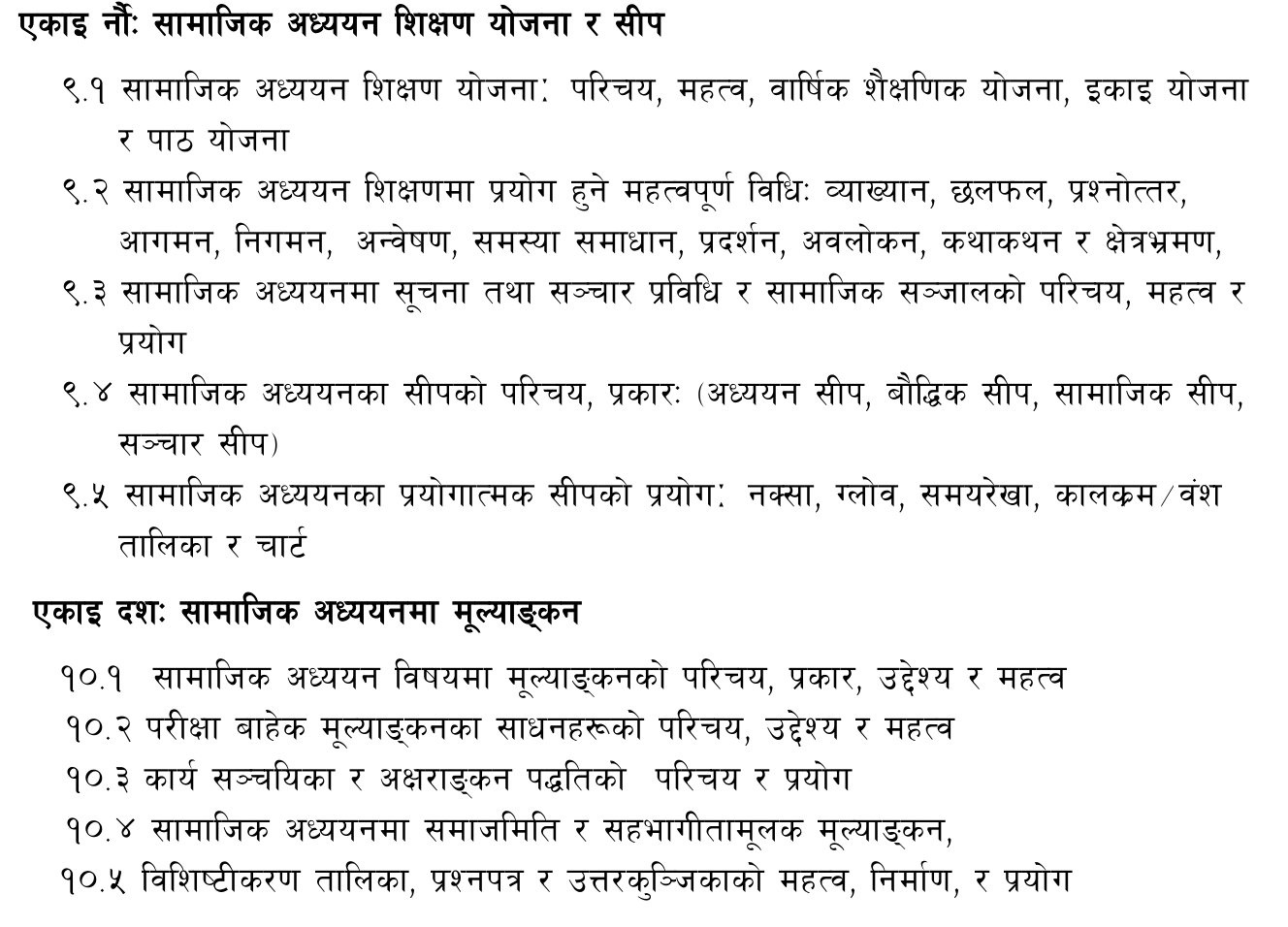 Shikshak Sewa Aayog Curriculum of Lower Secondary Level Social Subject:- We will put the Shikshak Sewa Aayog (TSC) lower secondary level Social Subject Exam syllabus in this post.